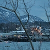 Bar Harbor at night 